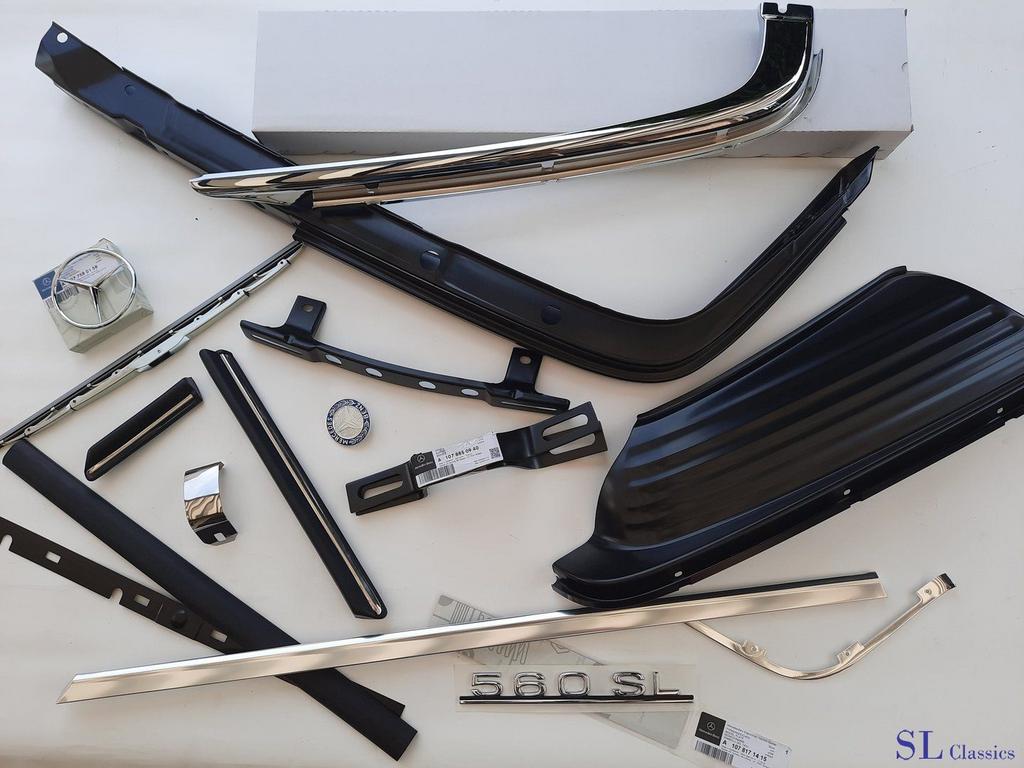 -SL Classics- Mercedes SL SLC W107 R107 C107 BUMPERS, Auto-onderdelen, Mercedes-Benz, Nieuw, Ophalen of Verzenden, Bumper