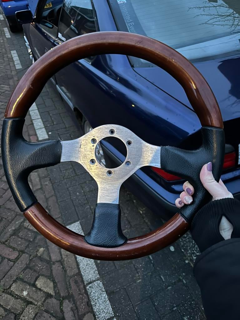 Houten sportstuur, Ophalen, BMW