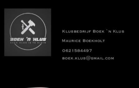 Klusbedrijf Boek 'n Klus, Diensten en Vakmensen, Klussers en Klusbedrijven
