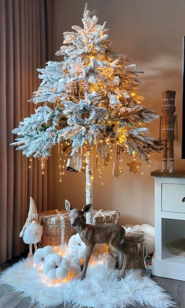 Kerstboom Panora met sneeuw., Diversen, Kerst, Ophalen