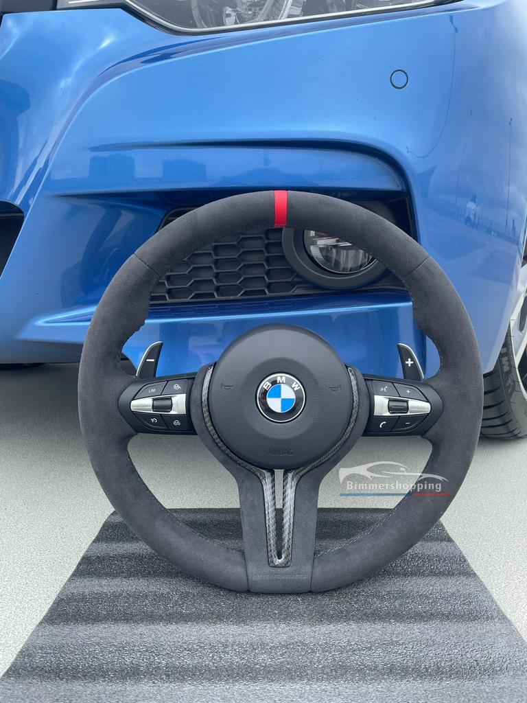 Bmw alcantara stuur, rode 12H markering. F20 F21 F30 F32 etc, Auto-onderdelen, Besturing, Ophalen of Verzenden, Nieuw, BMW