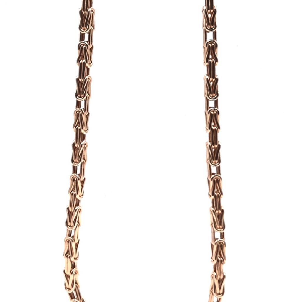 Gouden Koningsketting 14kt, Sieraden, Tassen en Uiterlijk, Kettingen, Www.bredajuwelier.nl, Nieuw, Ophalen of Verzenden, Www.bredajuwelier.nl