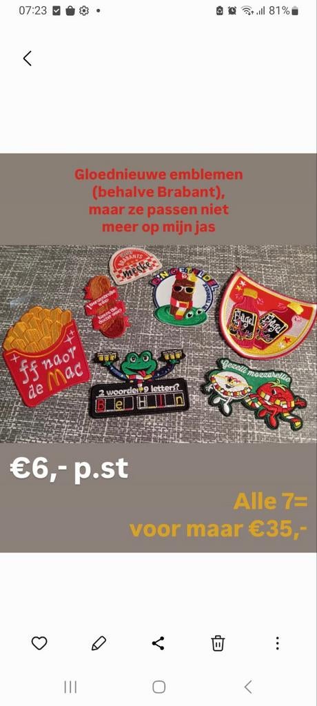 Emblemen, Kleding | Dames, Carnavalskleding en Feestkleding, Ophalen of Verzenden, Nieuw, Maat 46/48 (XL) of groter, Carnaval