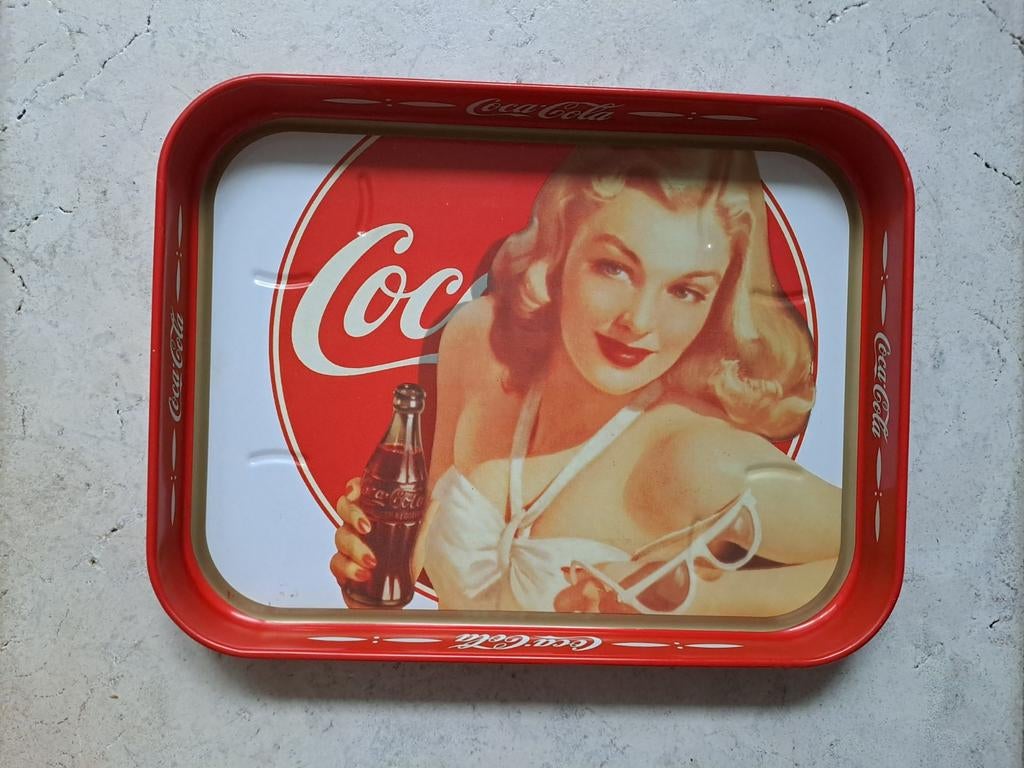 Coca cola dienblad 21 x 27,5, Verzamelen, Ophalen of Verzenden, Gebruiksvoorwerp