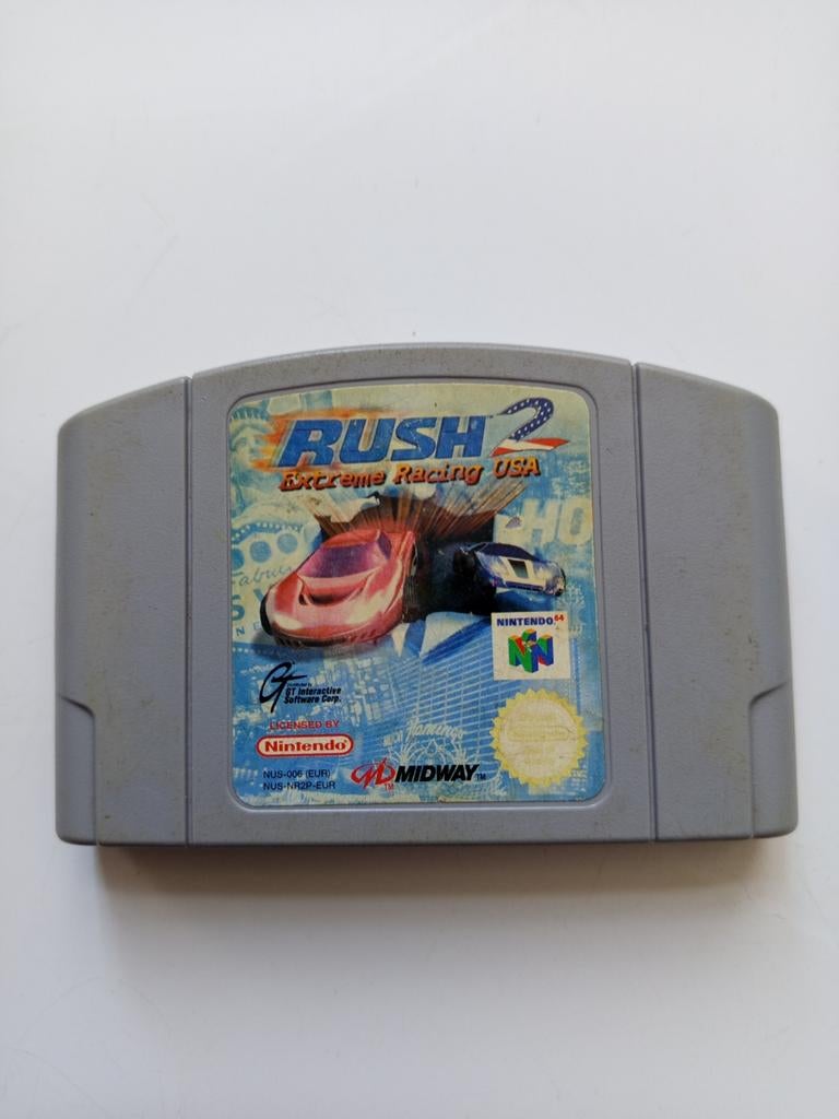 Rush 2 N64, 1 speler, Verzenden, Zo goed als nieuw, Vanaf 3 jaar