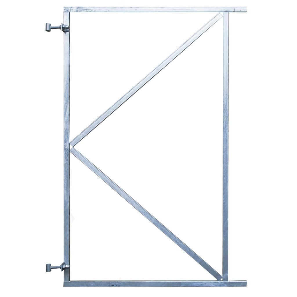 Stalen poortframe | poort | tuinpoort | frame | deurframe, Ophalen, Hout, 120 cm of meer, 215 cm of meer