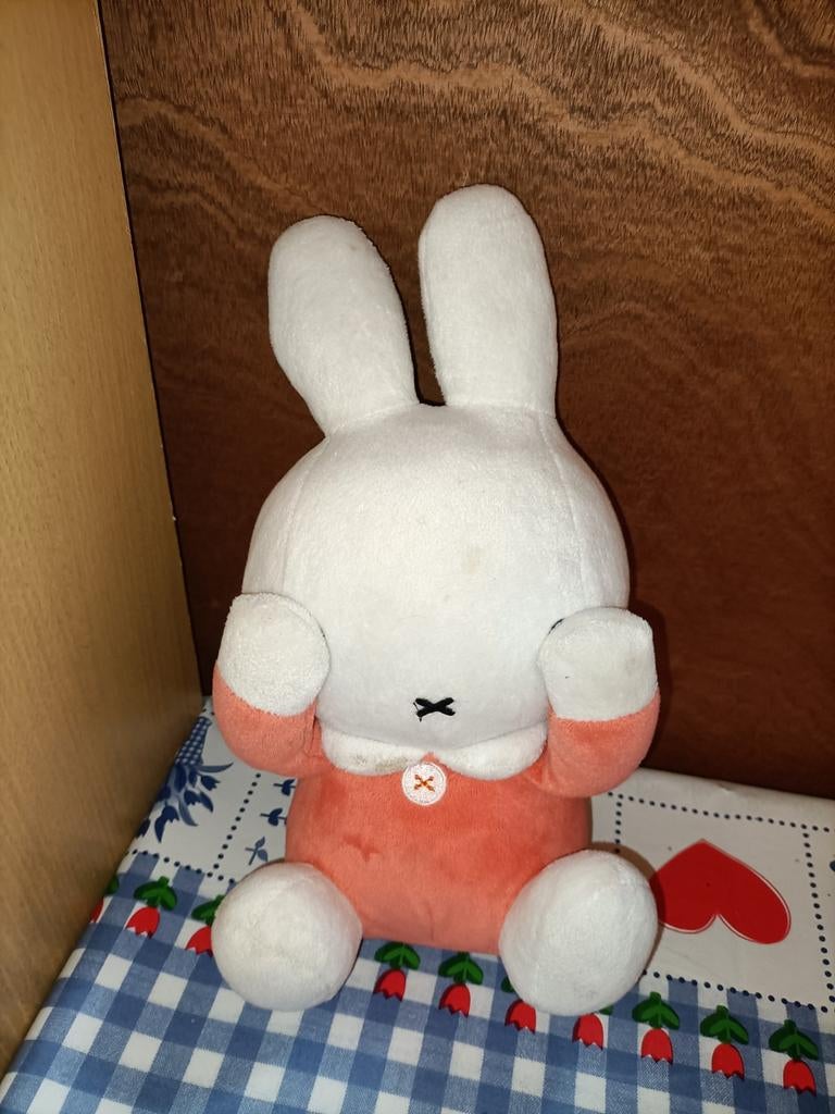 Oranje Nijntje knuffel kiekeboe met magneten in handen, Kinderen en Baby's, Speelgoed | Knuffels en Pluche, Ophalen of Verzenden