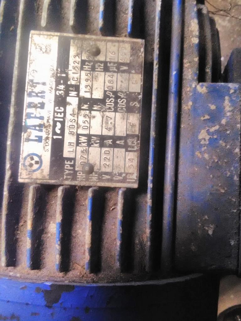Lafayet electro motor 220 volt, Doe-het-zelf en Verbouw, Motoren, Ophalen of Verzenden, Elektromotor