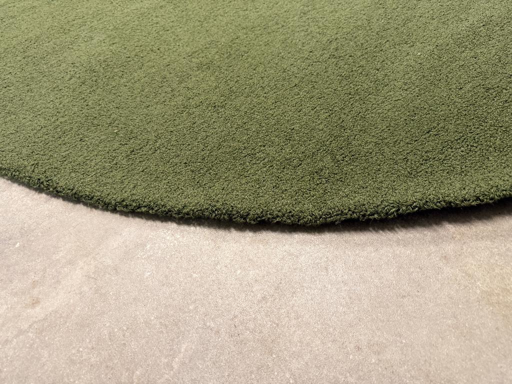 Vloerkleed Brink en Campman Flaire Loop Moss 240 x 240 rond, Huis en Inrichting, Vloerkledenloft, Overige kleuren, Ophalen of Verzenden
