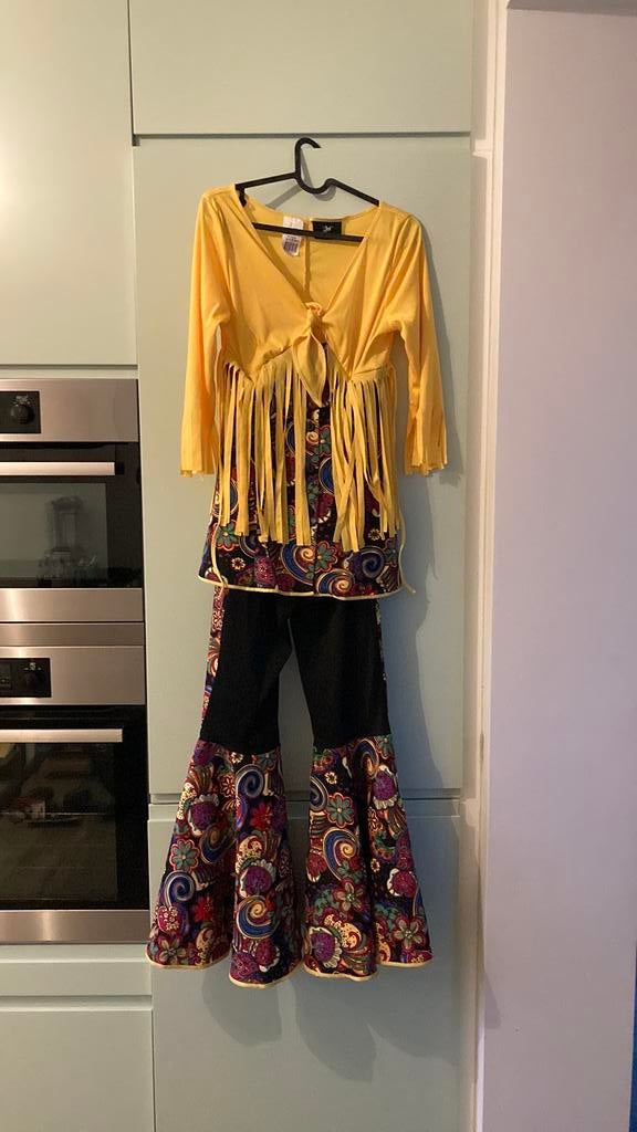 Carnaval Hippie, Carnaval, Ophalen of Verzenden, Zo goed als nieuw, Kleding
