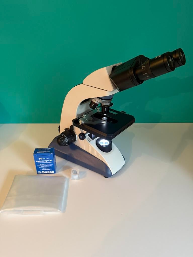 BMS Eduled microscoop op accu, Ophalen of Verzenden, Zo goed als nieuw, Biologische microscoop