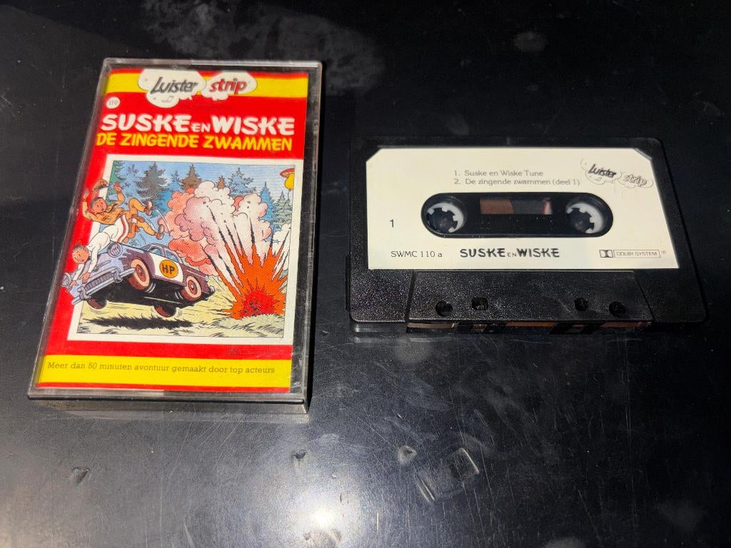 Suske En Wiske.: De Zingende Zwammen, Verzenden, Kinderen en Jeugd, 1 bandje, Zo goed als nieuw