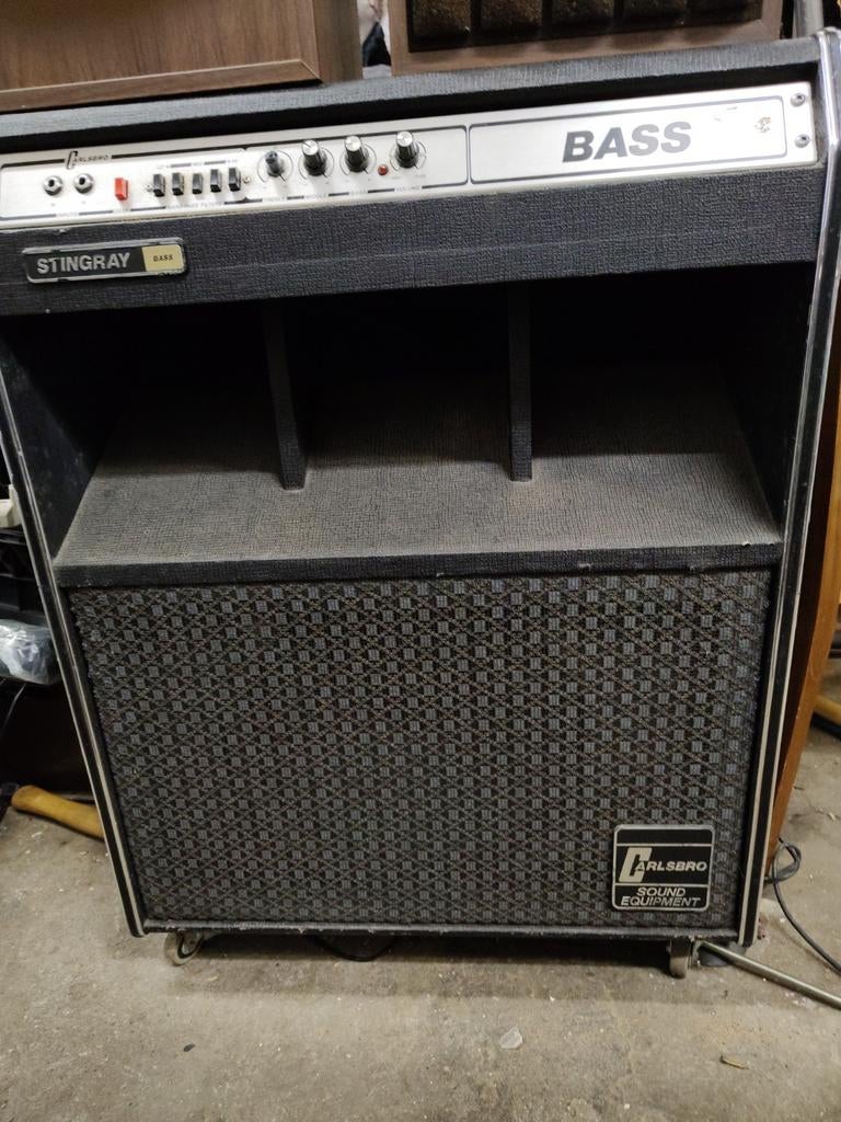 Carlsbro Stingray Basversterker - Vintage!, Muziek en Instrumenten, Ophalen, Gebruikt, Basgitaar, 100 watt of meer