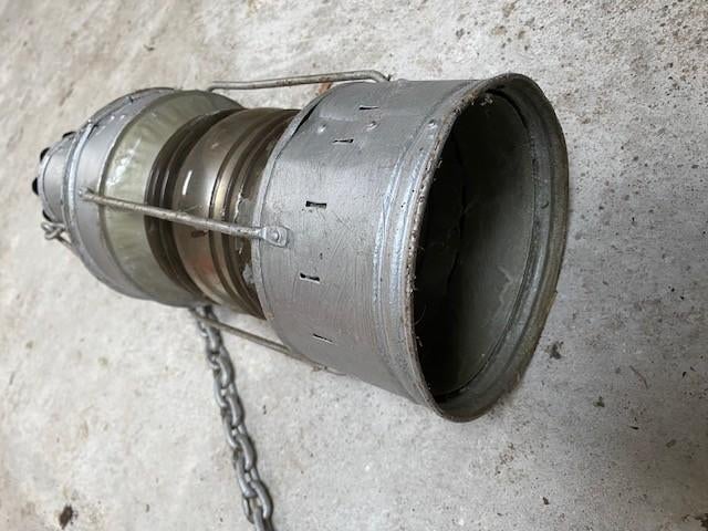Scheepslamp, Ophalen, Gebruikt