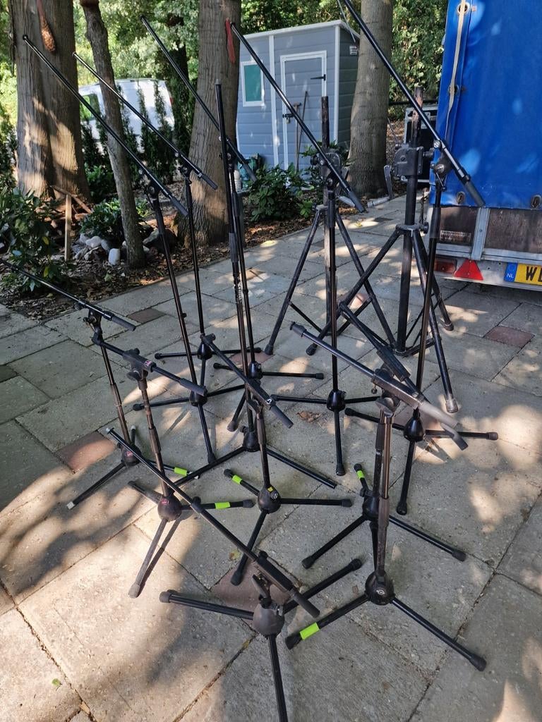 K&M Microfoonstandaarden (Nieuw), Ophalen of Verzenden, Nieuw, Instrumentstandaard, Microfoon
