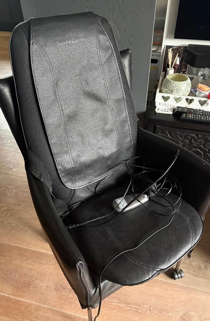 Zwarte massage stoel voor in de stoel SilverCrest, Sport en Fitness, Massageproducten, Ophalen, Massagestoel of Kussen