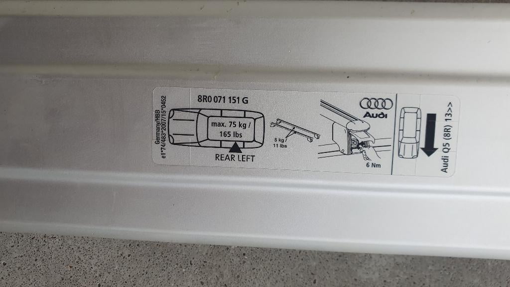 Audi dakdragers, Auto diversen, Ophalen, Zo goed als nieuw