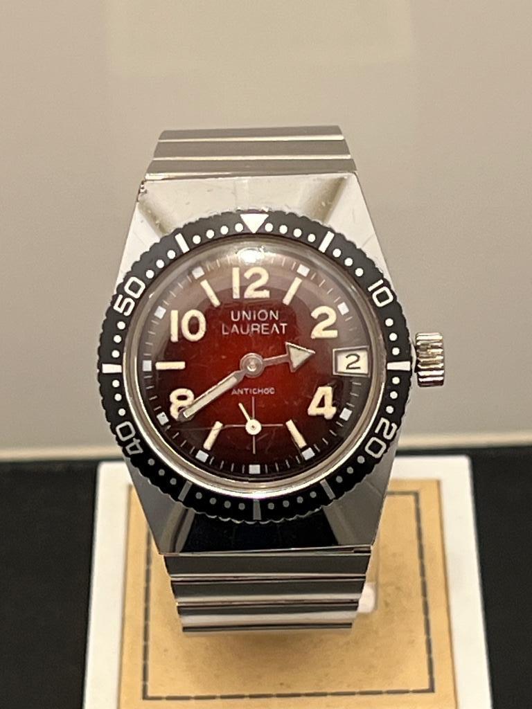 Union Laureat Antichoc Horloge Handopwind 32mm, Overige merken, Staal, Met bandje, Polshorloge