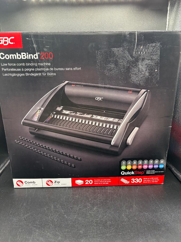 GBC Combbind 200 Pons Inbindmachine, Diversen, Bureau-accessoires, Dtrendingshop@gmail.com, Ophalen of Verzenden, Zo goed als nieuw