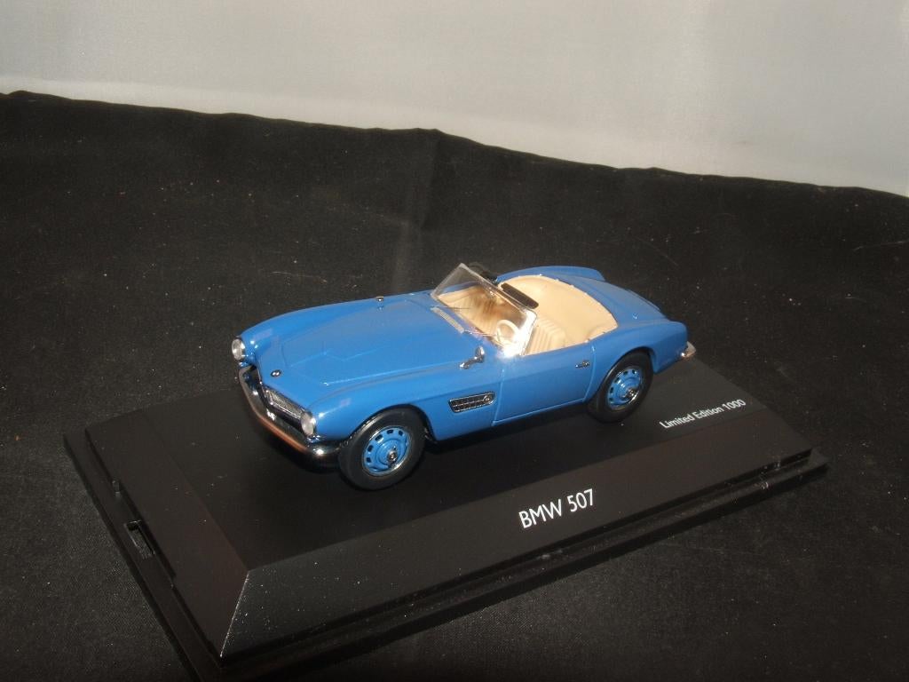 Schuco BMW 507 cabriolet blauw, Ophalen of Verzenden, Nieuw, Auto, Schuco