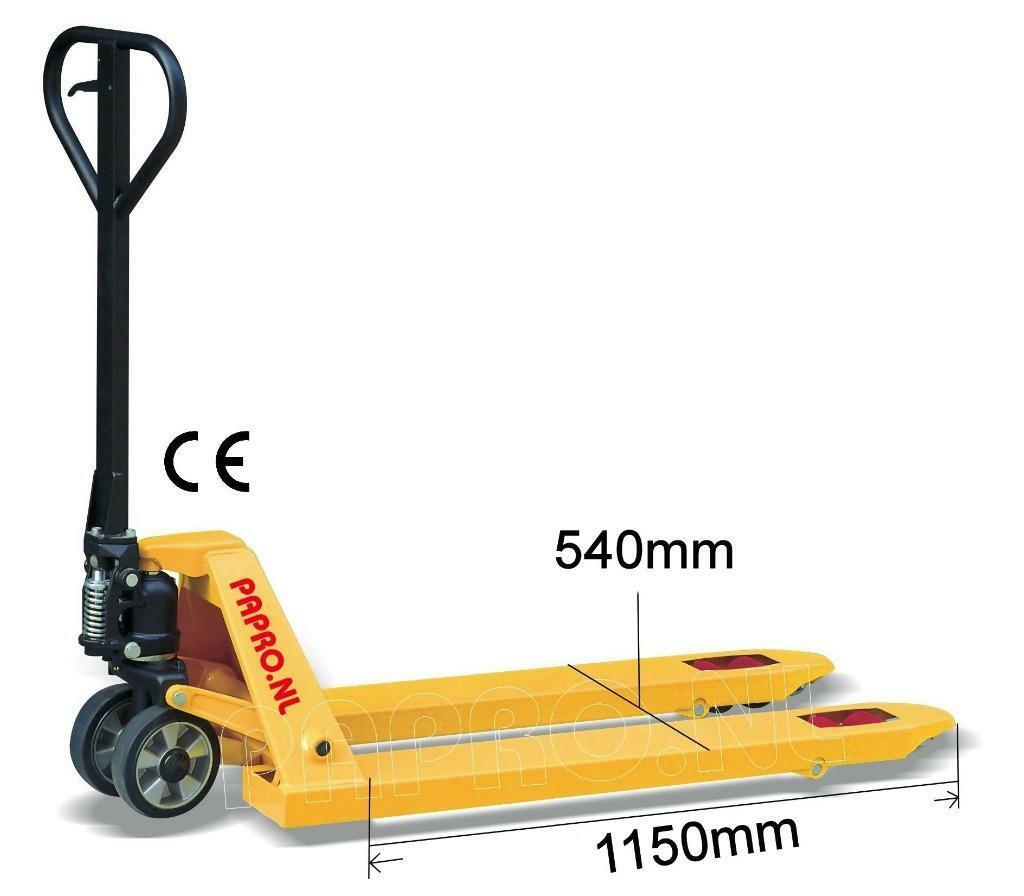 Palletwagen * Nieuw * Pompwagen 2500KG Beste in prijsklasse, 2000 tot 3000 kg, Ophalen of Verzenden, Handmatig, Palletwagen
