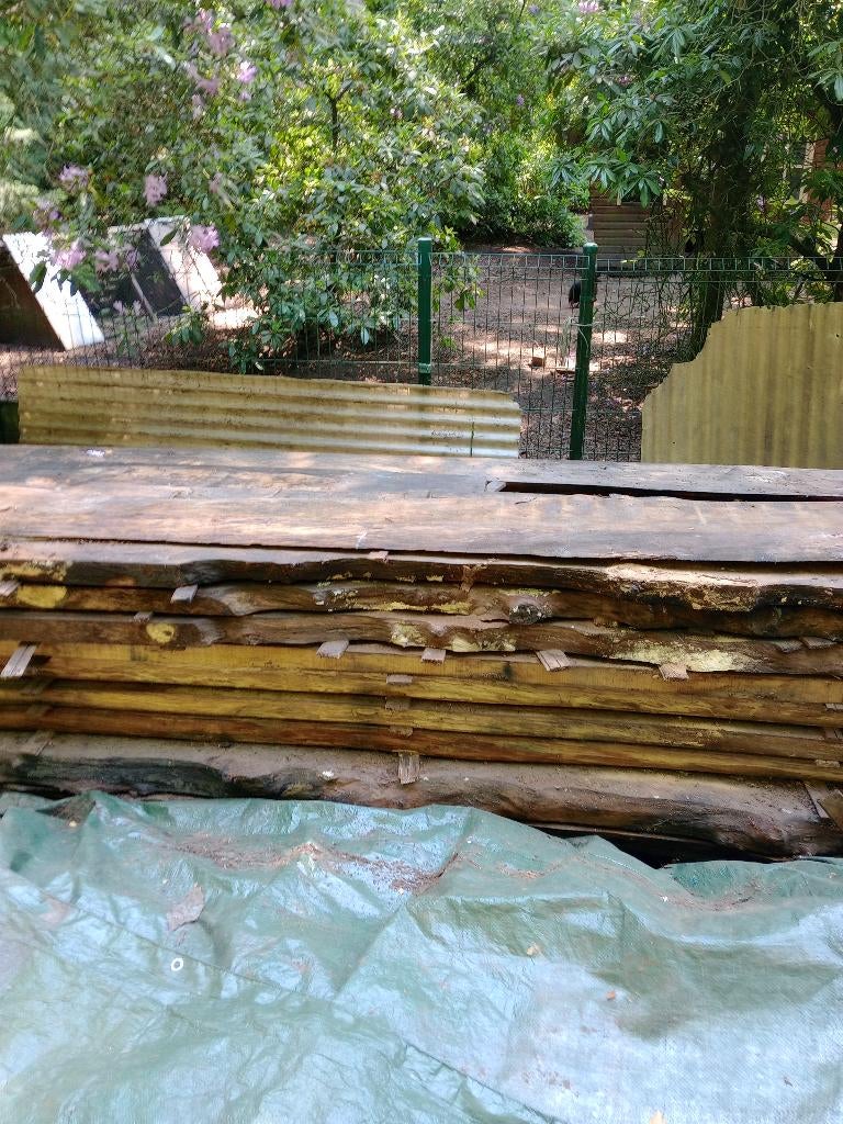 SCHAALDELEN eiken/kastanje, Ophalen, Planken, Nieuw, Hardhout