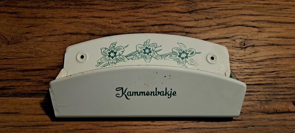 Vintage Kammenbakje met Bloemmotief - 22cm, Ophalen of Verzenden, Gebruikt