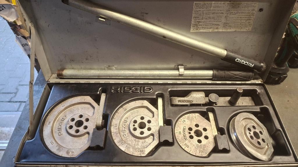 Ridgid 370 pijpenbuig set handbuigtang handtang tang, Auto diversen, Autogereedschap, ., Ophalen of Verzenden, Zo goed als nieuw