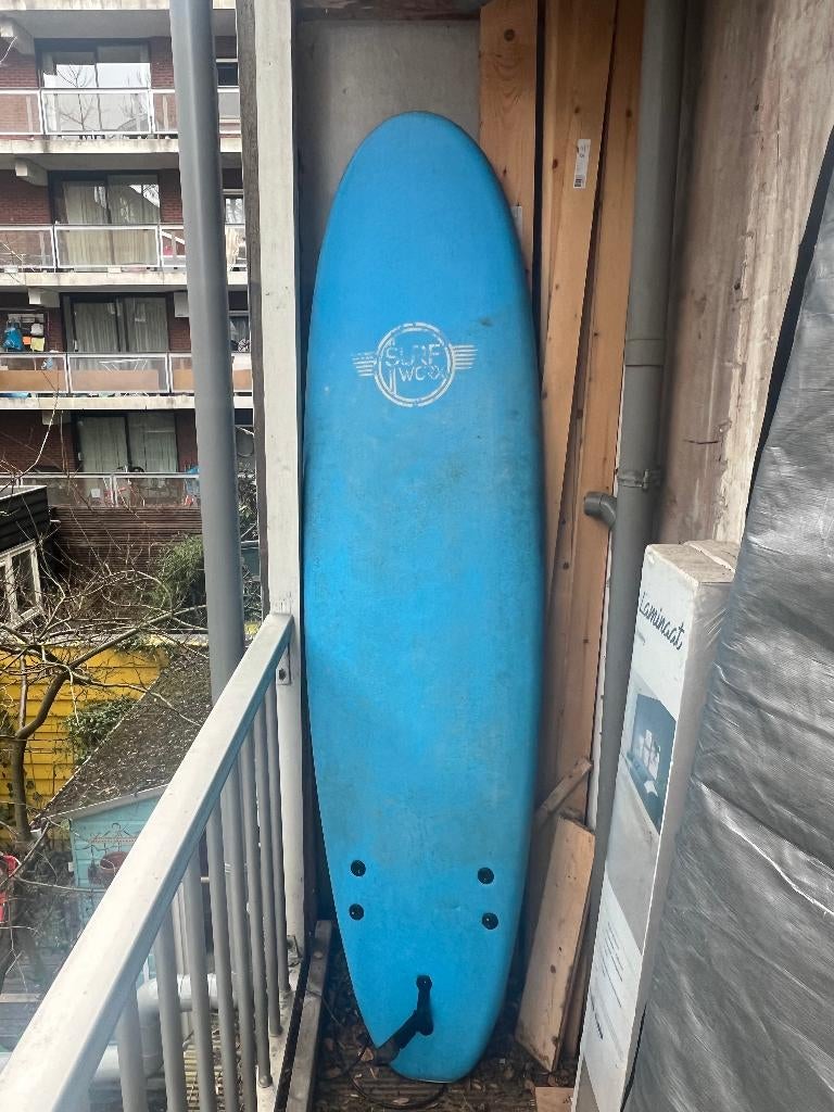 Softboard 8'' - Goede conditie, Watersport en Boten, Golfsurfen, Ophalen, Zo goed als nieuw, Longboard