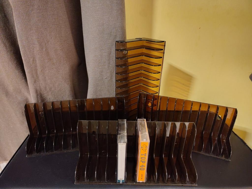 5 Cassettebandjes Rekjes - Vintage Opbergers, Cd's en Dvd's, Cassettebandjes, Gebruikt, 2 t/m 25 bandjes, Overige genres, Ophalen of Verzenden