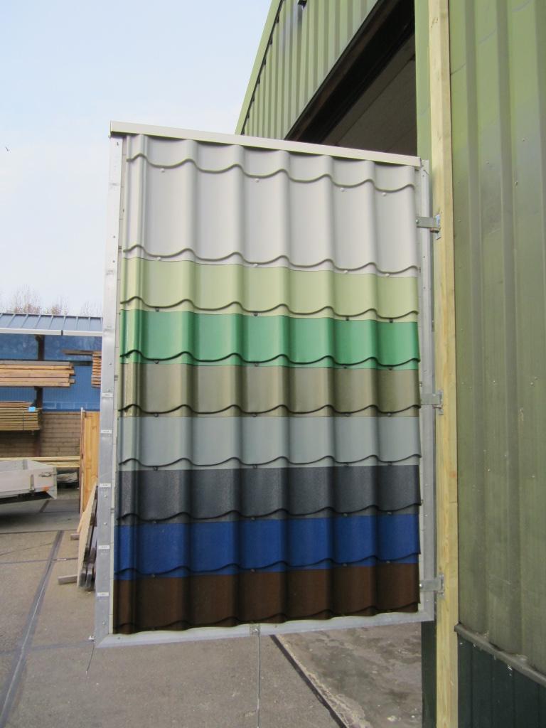 dakpanplaten in diverse kleuren leverbaar, Zwart, Nieuw, 15 m² of meer, Metaal
