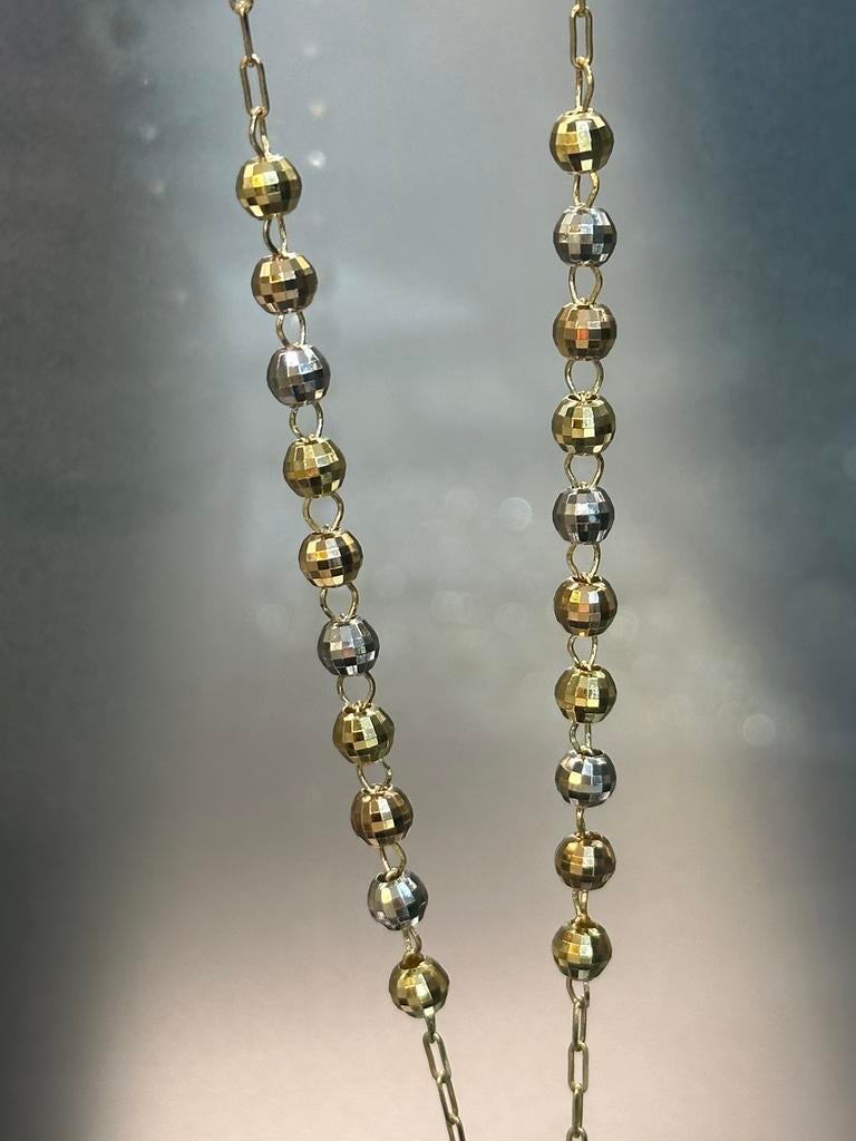 18KT Goud - 30.8 Gram - Ketting - ROSARIO, Ophalen, Nieuw, Goud, Goud