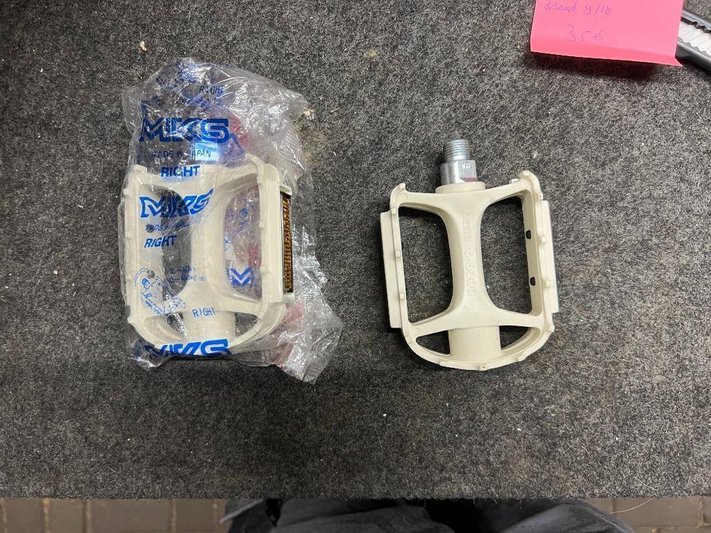 Pedalen MKS G6000 draad 9/16 (NOS), Ophalen of Verzenden, Nieuw, Crankstel of Pedalen