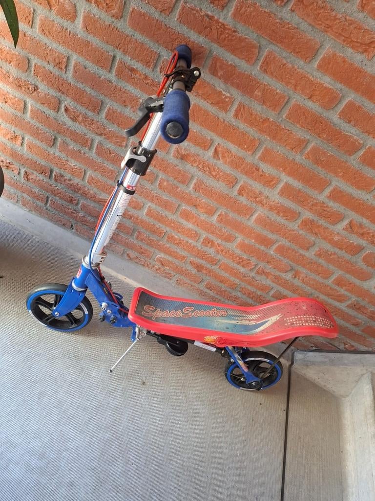 Space Scooter X580 Rood-Blauw - in mooie staat., Ophalen, Gebruikt, Kickbike, SpaceScooter