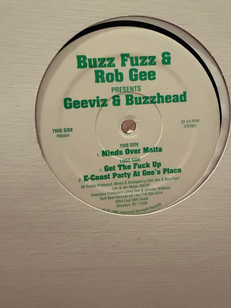 Gabber Vinyl - Buzz Fuzz & Rob Gee, Ophalen of Verzenden, Gebruikt, 12 inch, Techno of Trance