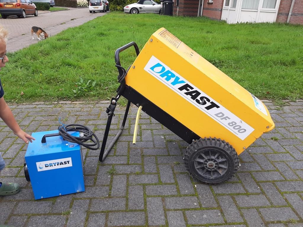 DryFast Bouwdroger Stofafzuiging Bouwverwarming droger dry, Ophalen of Verzenden