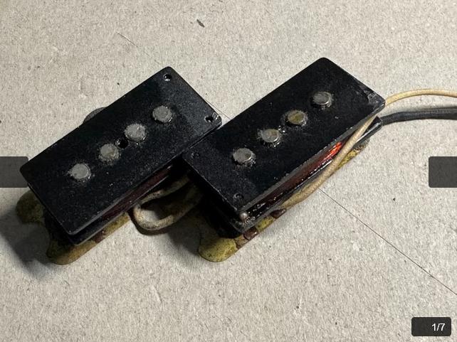 GEZOCHT 1960-1970 FENDER PRECISION BLACK BOTTOM PICKUPS, Ophalen of Verzenden, Gebruikt, Elektrische basgitaar