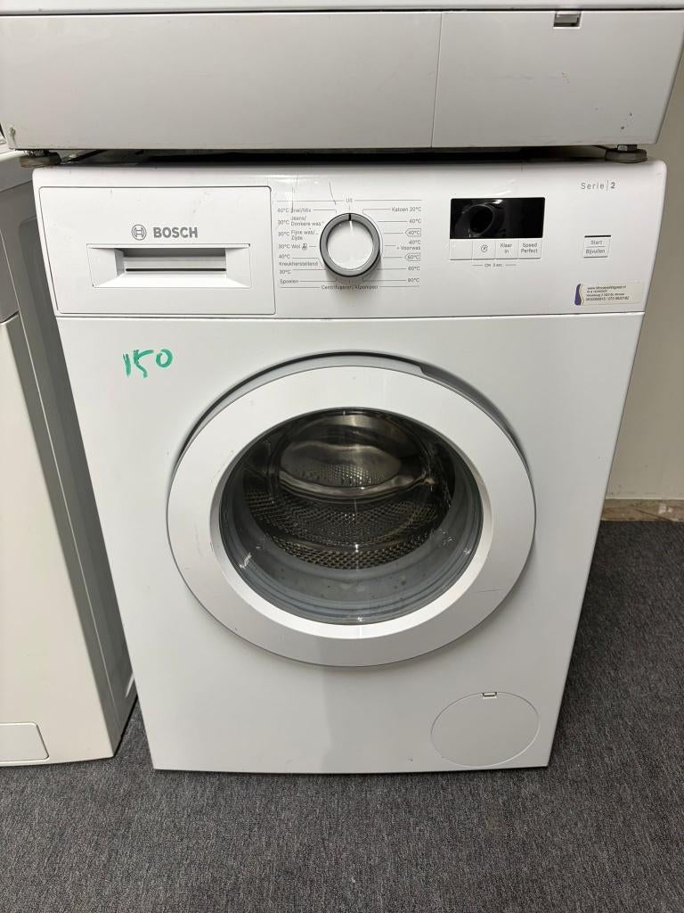 Bosch wasmachine - schoon - garantie, Witgoed en Apparatuur, Wasmachines, Gebruikt, Voorlader, 6 tot 8 kg, Minder dan 85 cm, 1200 tot 1600 toeren