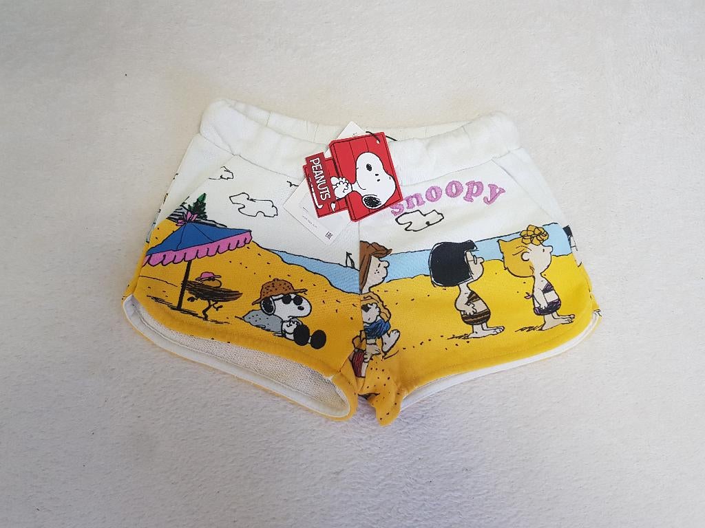 Geweldig ZARA snoopy sweat shortje maat 134. NIEUWSTAAT!, Kinderen en Baby's, Broek, Nieuw, Zara, Verzenden