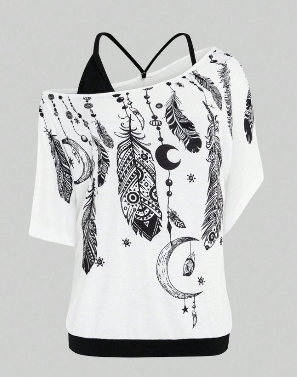 Shein Curve; Opvallend leuke cold-shoulder top; maat 2XL, Wit, Maat 46/48 (XL) of groter, Ophalen of Verzenden, Zo goed als nieuw