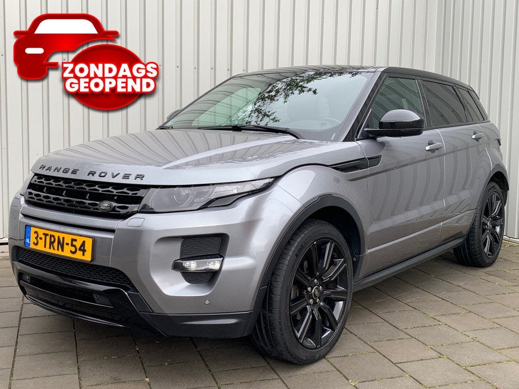 Land Rover Range Rover Evoque 2.0 Si 4WD Prestige|Panoramada, Auto's, Land Rover, Euro 5, Zwart, 4 cilinders, Bedrijf