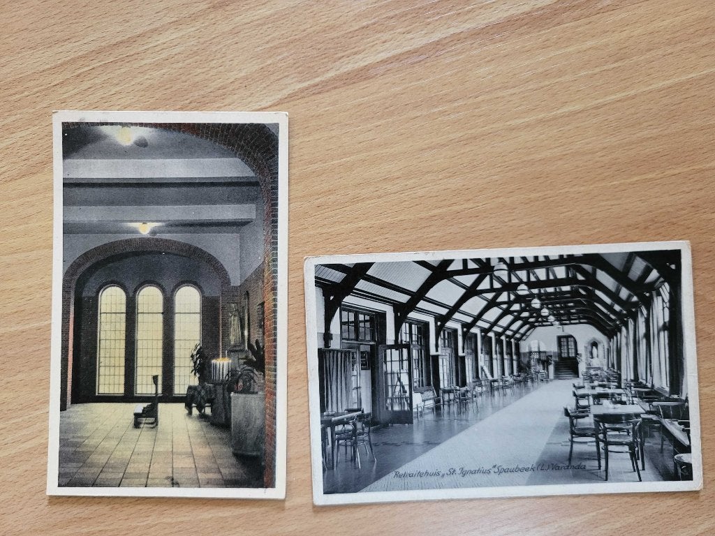 ansicht SPAUBEEK Ignatius (2x), Ophalen of Verzenden, Voor 1920, Limburg