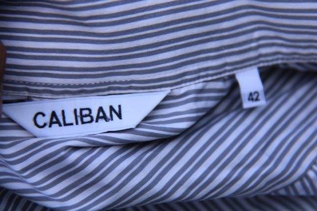 Blouse wit/ grijs Caliban mt 42 Vaste prijs, Wit, Maat 42/44 (L), Ophalen of Verzenden, Zo goed als nieuw