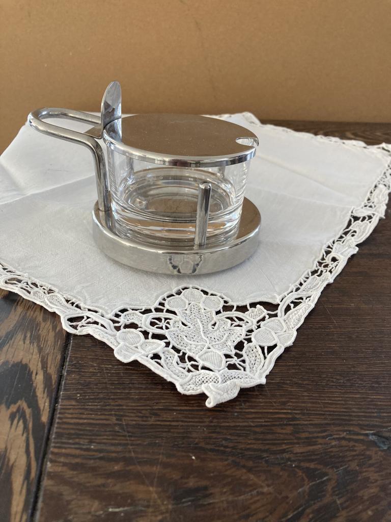 parmezaan serveerpotje of suikerpot, Huis en Inrichting, Keuken | Servies, Ophalen, Porselein, Overige stijlen, Overige typen