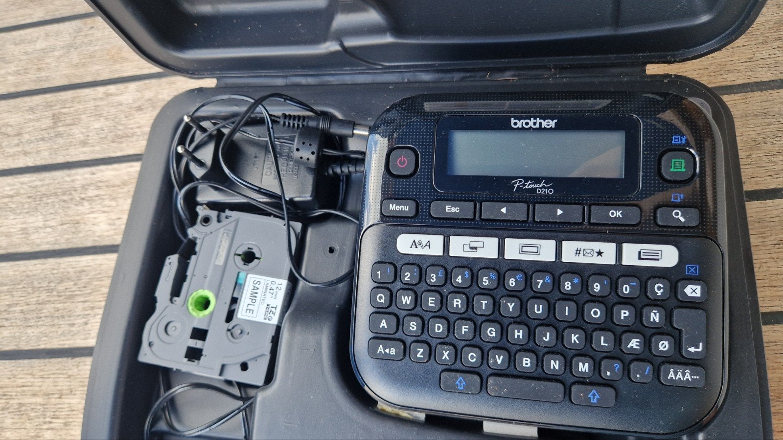 Brother P-Touch D210 labelprinter, Ophalen, Gebruikt, Qwerty, Tape-label