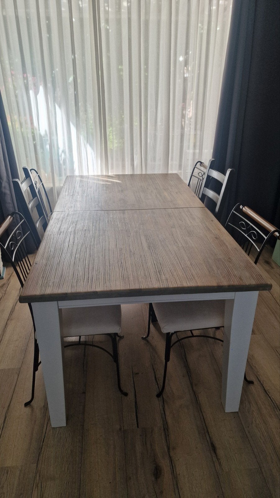 eettafel, Ophalen, Gebruikt, 4 tot 6 stoelen