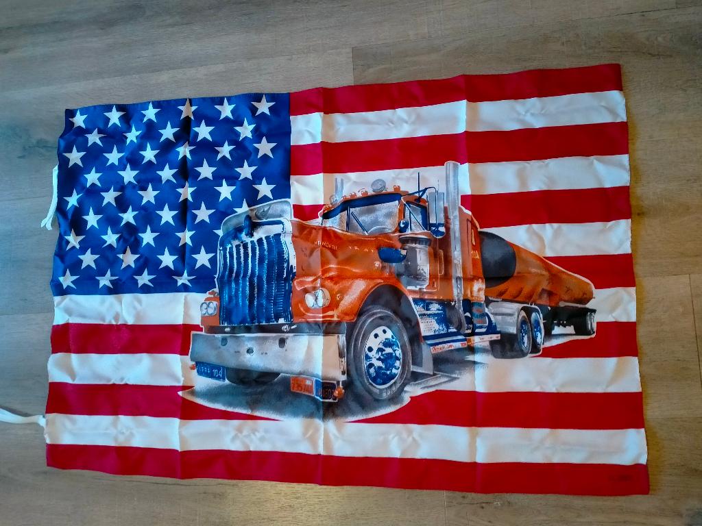 Kenworth truck USA vrachtwagen Amerika logo vlag, Ophalen of Verzenden, Zo goed als nieuw, Auto's