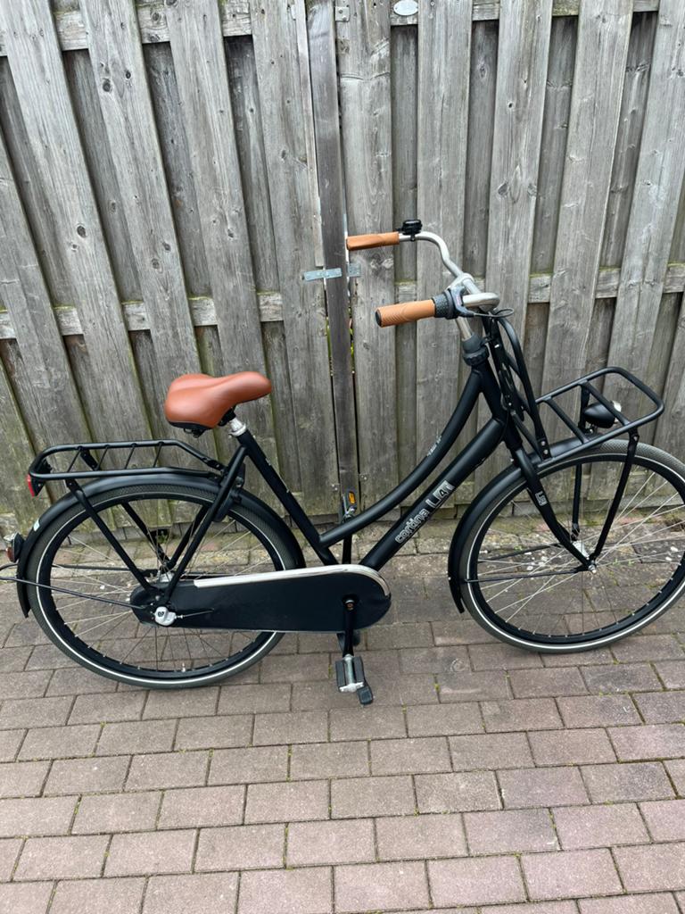 Cortina U4 dames transportfiets 28inch 57cm, Fietsen en Brommers, Fietsen | Dames | Omafietsen, Ophalen, Terugtraprem, Versnellingen