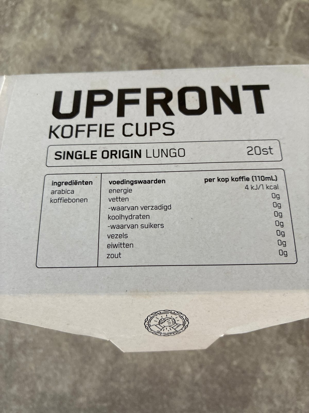UPFRONT  koffie cups, Ophalen of Verzenden, Zo goed als nieuw