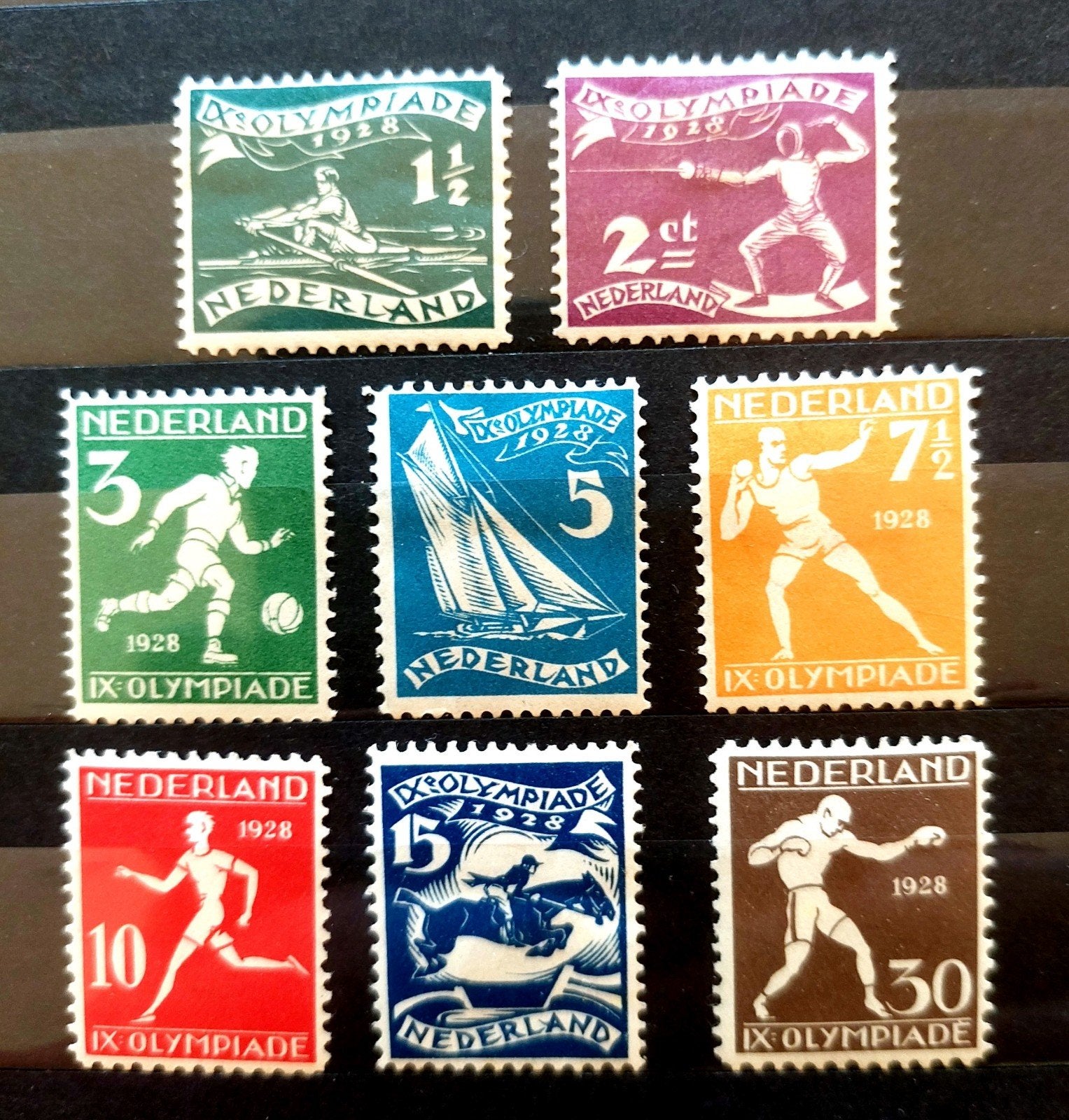 Olympiade Amsterdam 1928 Nvph 212-219 ongebruikt., Ophalen of Verzenden, T/m 1940, Postfris